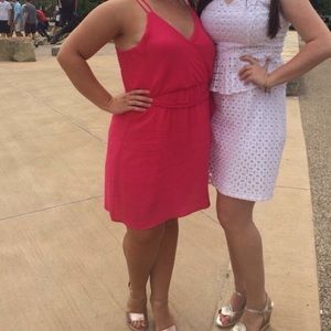 Everly Pink 100% polyester cocktail dress